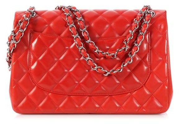 Chanel Classic Double Flap Quilted Jumbo Calfskin Red Order Chanel Classic Double Flap Quilted Jumbo Calfskin Red