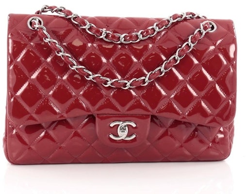Chanel Classic Double Flap Quilted Jumbo Red Buy Chanel Classic Double Flap Quilted Jumbo Red