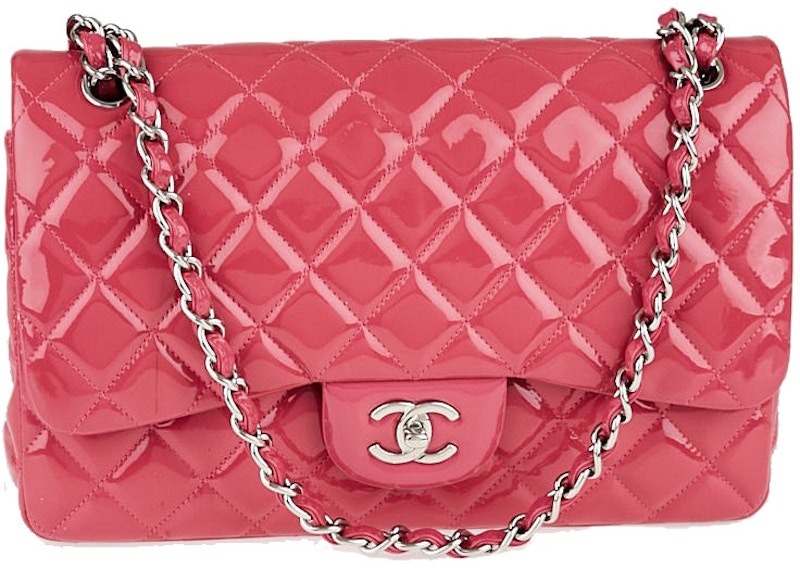Chanel Classic Double Flap Quilted Jumbo Rose Pink