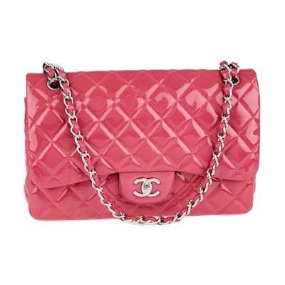 Chanel Classic Double Flap Quilted Jumbo Rose Pink