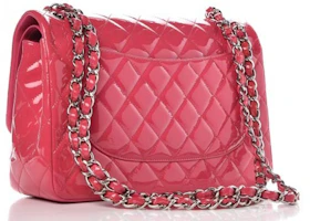 Order Chanel Klasik Double Flap Quilted Jumbo Ros Merah Jambu
