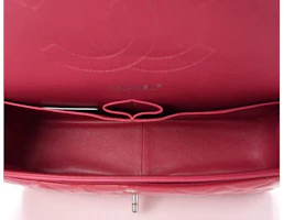 Lookbook Chanel Klasik Double Flap Quilted Jumbo Ros Merah Jambu