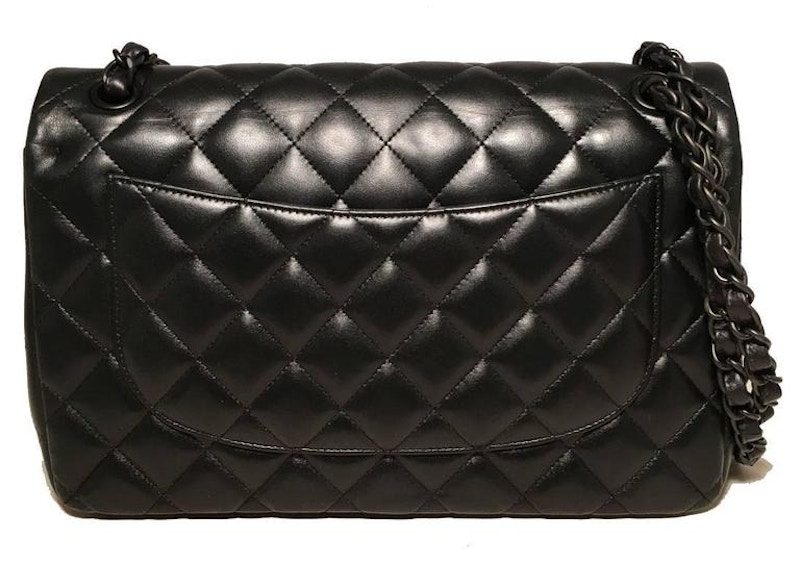 Order 샤넬 2.55  점보 쏘 블랙 램스킨 더블 플랩 (Chanel 2.55 점보 쏘 블랙 램스킨 더블 플랩)
