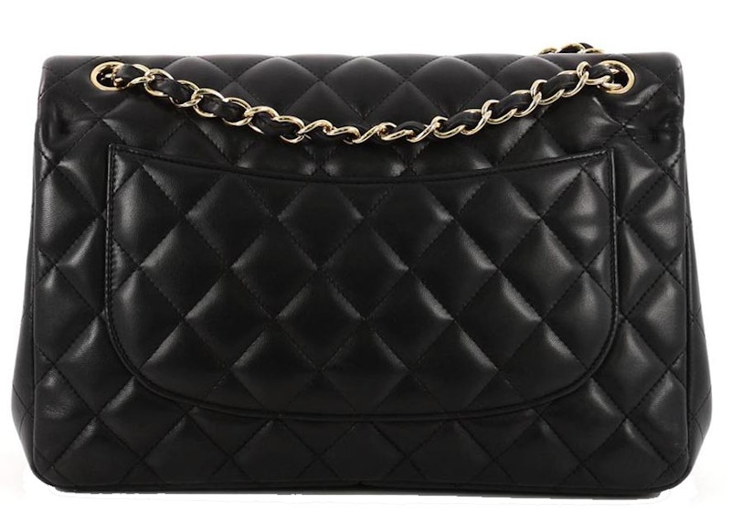 Order 샤넬 클래식 퀼팅 램스킨 점보 블랙
