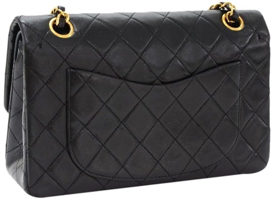Chanel Classic Double Flap Quilted Lambskin Gold-tone Small Black Order Chanel Classic Double Flap Quilted Lambskin Gold-tone Small Black