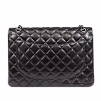 Order Chanel Klasik Double Flap Quilted Maxi Hitam