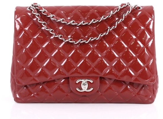 Chanel Classic Double Flap Quilted Maxi Red Buy Chanel Classic Double Flap Quilted Maxi Red