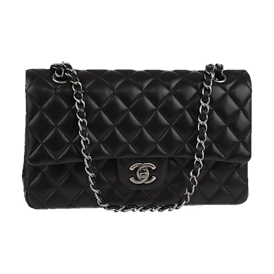 Chanel Classic Double Flap Quilted Medium Black