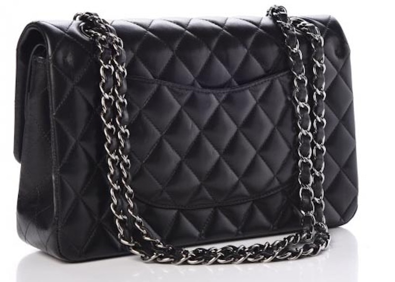 Order シャネルクラシックダブルフラップキルティングミディアムバッグブラック