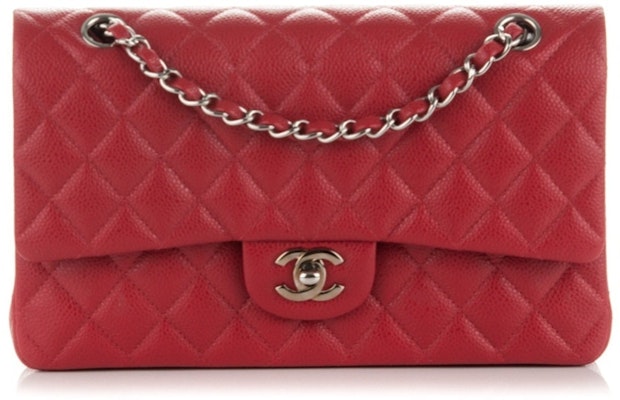 Chanel Classic Double Flap Quilted Medium Red Buy Chanel Classic Double Flap Quilted Medium Red