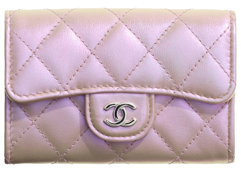 Chanel Classic Flap Card Holder Light Pink