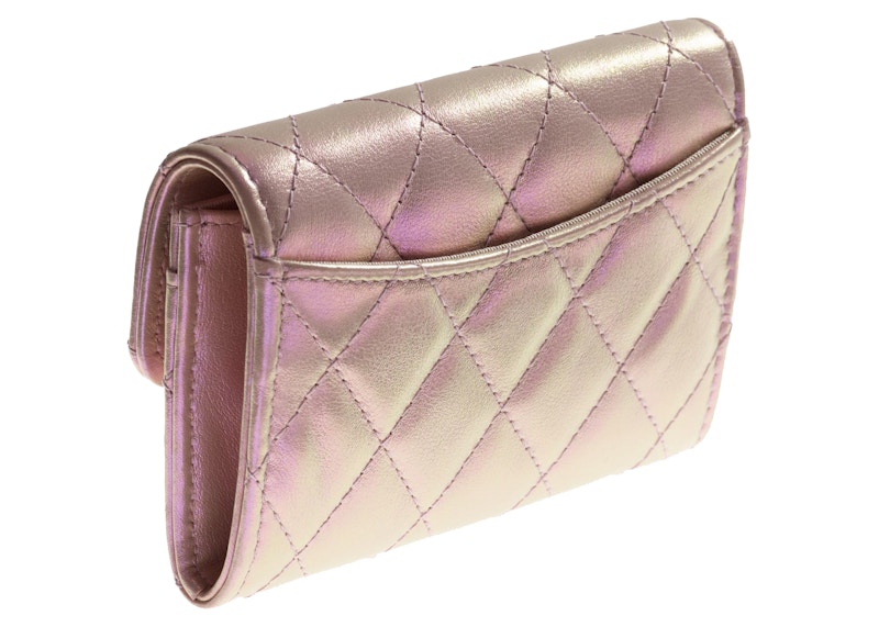 Order 香奈儿经典翻盖卡包 浅粉色