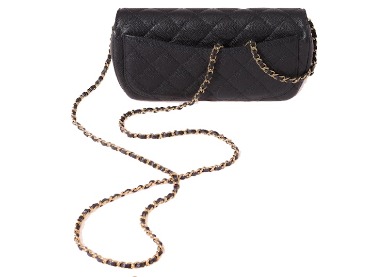 Order シャネル クラシック メガネケース チェーン ブラック
