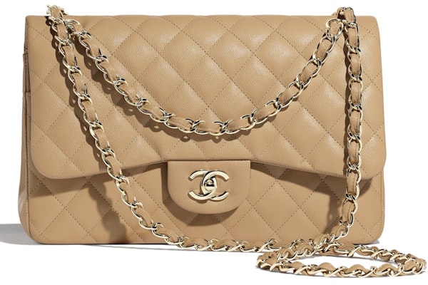 シャネル クラシック ハンドバッグ キルティング ゴールドトーン ラージ ベージュ Buy シャネル クラシック ハンドバッグ キルティング ゴールドトーン ラージ ベージュ