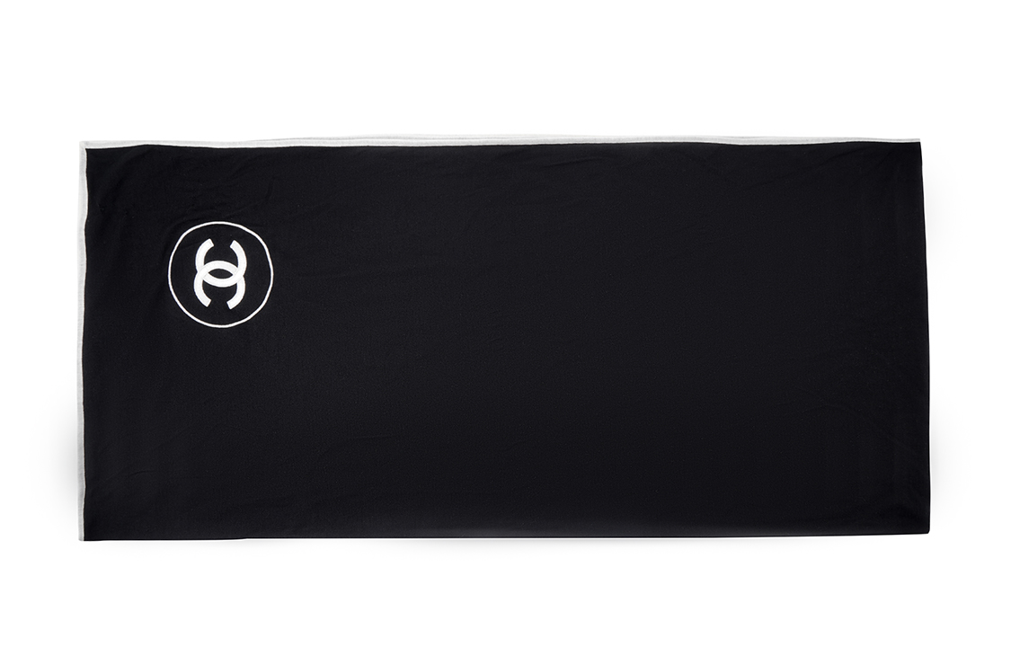 Lookbook シャネル クラシック ロゴ カシミア＆シルク スカーフ ユニセックス ブラック A52032-X01249-C2677