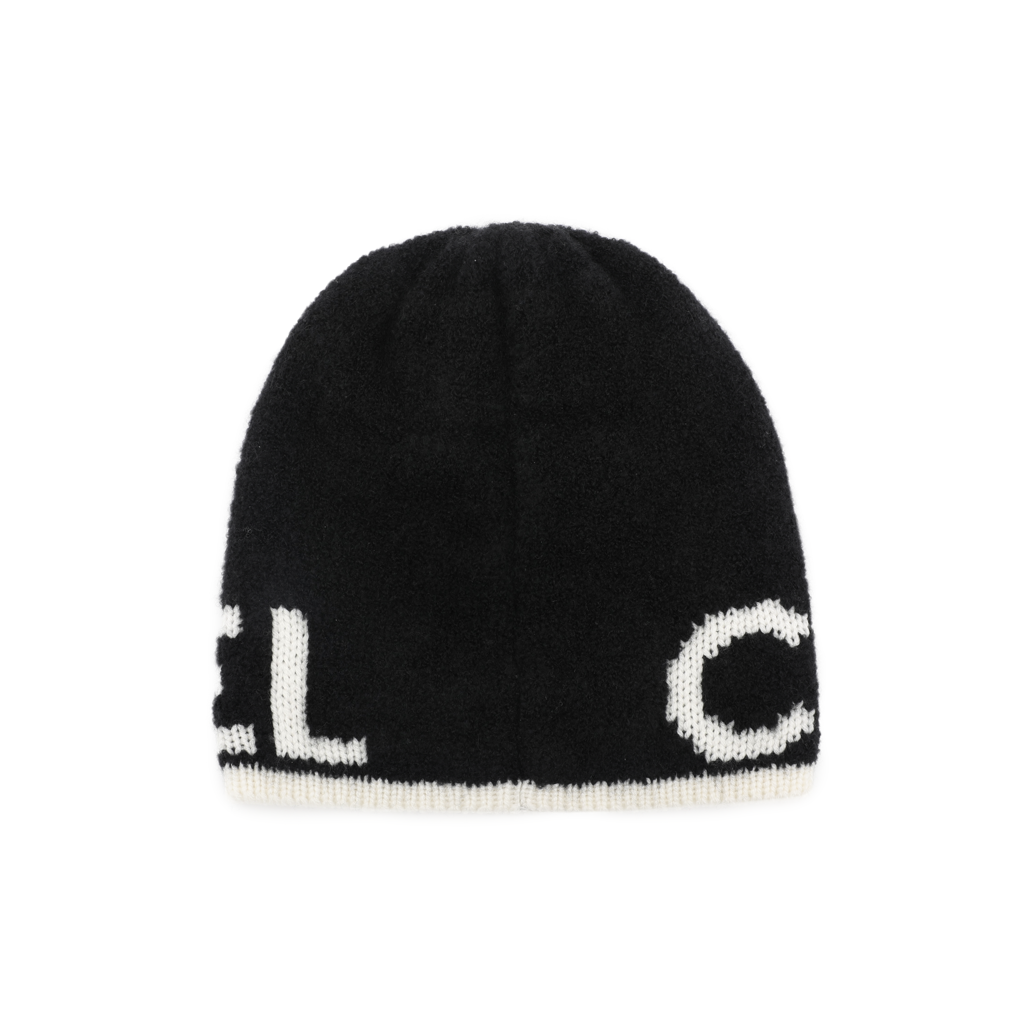 Details for CHANEL Beanie Logo Klasik Rajut Wol Blend Unisex AA7767-B06531-NE805