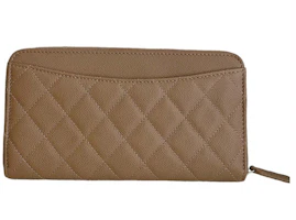 Order Cartera Larga con Cremallera Chanel Clásica Beige (AP0242)