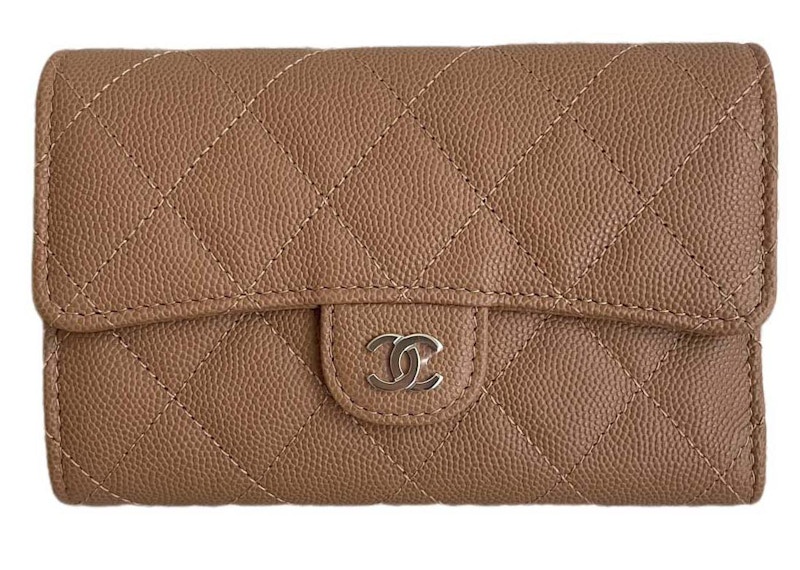 Chanel Classic Medium Flap Wallet Caramel (AP0232)
