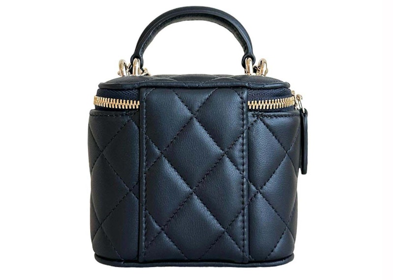 Order 香奈兒經典迷你梳妝包海軍藍 (AP2198)