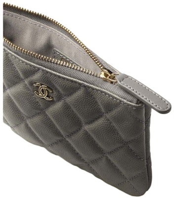 샤넬 클래식 파우치 미니 A82365 회색 Order 샤넬 클래식 파우치 미니 A82365 회색