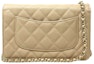 Order シャネル クラシック キルティング キャビアレザー WOC クロスボディバッグ ベージュ
