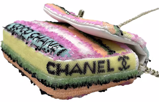 Lookbook Chanel Bolsa Mini Clásica de Lentejuelas Multicolor