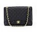 Buy Chanel Klasik Single Flap Quilted Caviar Nada Emas Maxi Hitam