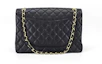 Order Chanel Klasik Single Flap Quilted Caviar Nada Emas Maxi Hitam