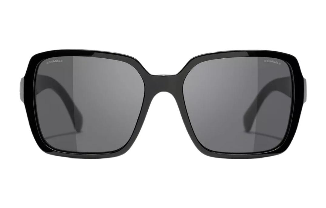 Lookbook CHANEL Classic Stylish Square Sunglasses Unisex Fashion Eyewear CH5408A-1026S4