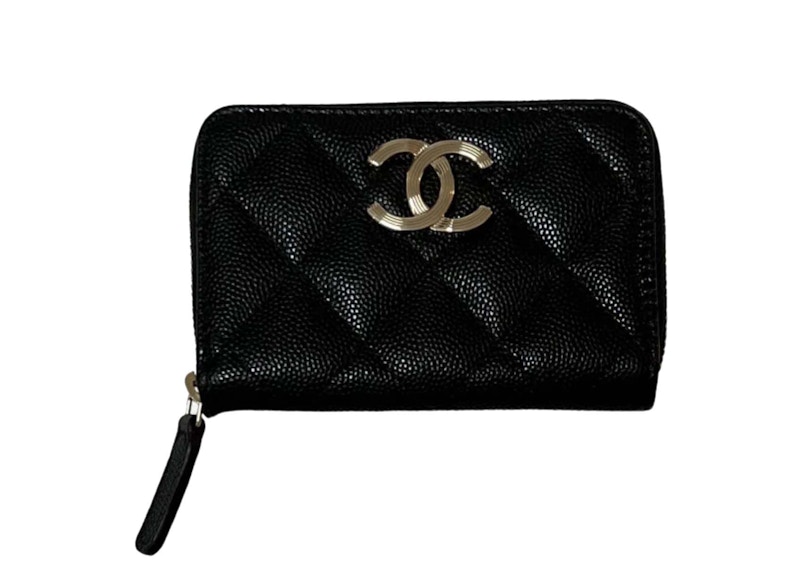 Chanel Classic Zipped Coin Purse AP3131 Black