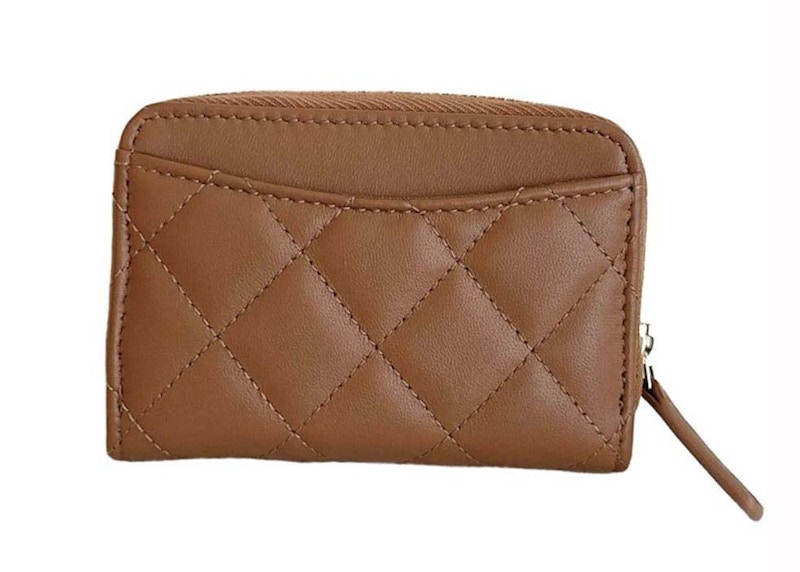 Order シャネル クラシック ジップ付きコインパース キャラメル (AP0216)