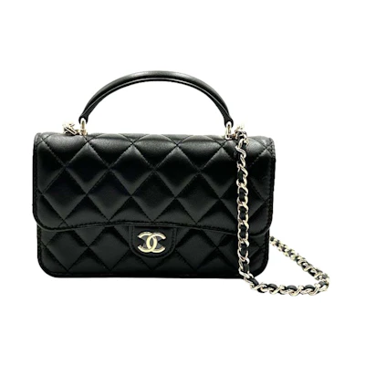 Chanel Clutch/Phone Holder with Chain Black (AP3226-B06660-94305)