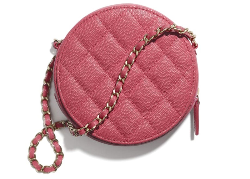 Chanel Clutch with Chain Grained Calfskin Gold-tone Pink 圖 2
