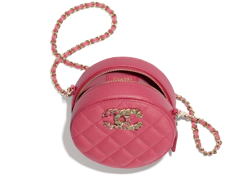 Chanel Clutch with Chain Grained Calfskin Gold-tone Pink 圖 3