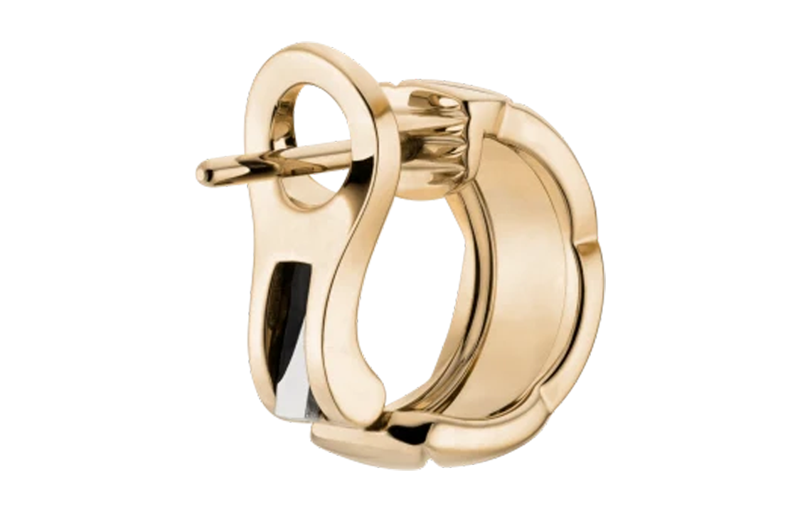 CHANEL Coco Crush 18K Gold Wide Earrings Unisex Couple Design. J11754 圖 4