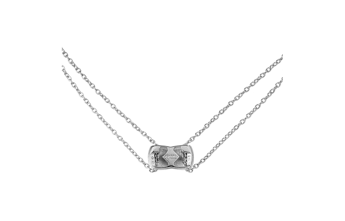 CHANEL Coco Crush 18K White Gold Diamond Necklace Unisex Couples Edition J11357 圖 3