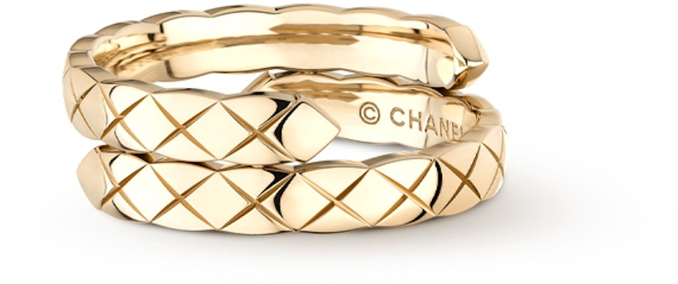 CHANEL CoCo Crush TOI ET MOI 18K Beige Gold Diamond Ring Unisex Couple Style J11969 Lookbook CHANEL CoCo Crush TOI ET MOI 18K Beige Gold Diamond Ring Unisex Couple Style J11969