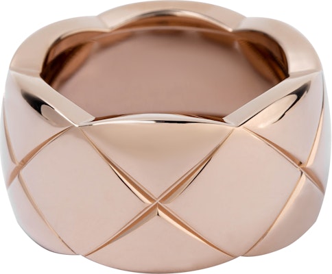 Cincin Emas CHANEL COCO CRUSH Wide 18K Beige Gold Unisex Perhiasan Pasangan J10818 Buy Cincin Emas CHANEL COCO CRUSH Wide 18K Beige Gold Unisex Perhiasan Pasangan J10818