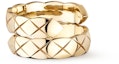 Lookbook CHANEL CoCo Crush Wide 18K Gold Ring Unisex Couple Design Beige Gold. J11970