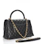 Order Chanel Coco Handle Flap Acolchado Caviar Dorado Envejecido Pequeño Negro