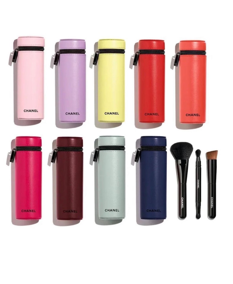 Chanel Codes Couleur Limited-Edition Collection of 3 Essential Brushes, Compete Set of 9 Multi