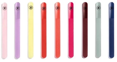 Chanel Codes Couleur Limited-Edition Nail File, Complete Set of 9 Multi Chanel Codes Couleur Limited-Edition Nail File, Complete Set of 9 Multi