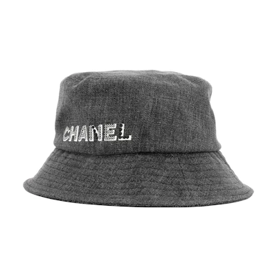 CHANEL Cotton Bucket Hat with Logo - Unisex. AA8088-B0786994305