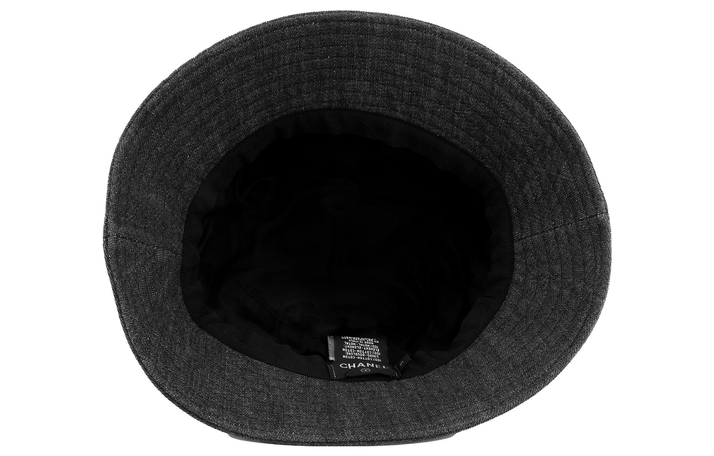 Purchase Sombrero de Cubo de Algodón CHANEL con Logo - Unisex. AA8088-B0786994305