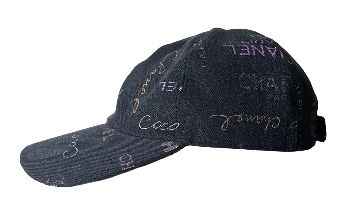 Lookbook CHANEL Cotton Letter Design Baseball Cap Unisex AA8085-B07868-94305