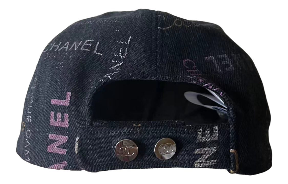 Shop CHANEL Cotton Letter Design Baseball Cap Unisex AA8085-B07868-94305