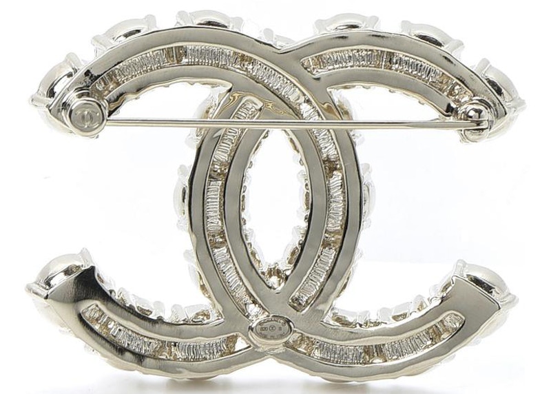 Chanel Crystal Brooch Gold 圖 2