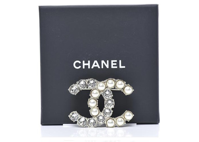 Chanel Crystal Brooch Gold 圖 3