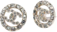 Lookbook Anting Chanel Crystal Double C Logo Emas Metalik. ab8151b07866nh458