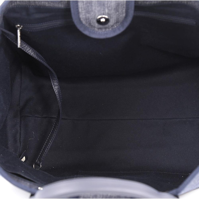 Lookbook 香奈儿Deauville大号深蓝色链条托特包